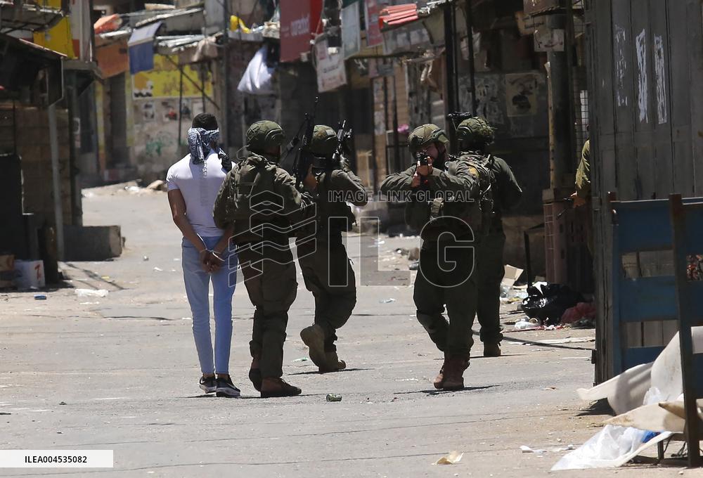 Israeli Forces Detain A Palestinian - West Bank