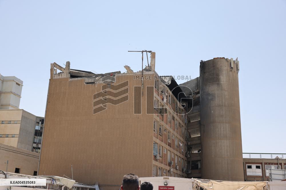 Iranian Strike Hits Soroka Medical Center - Israel