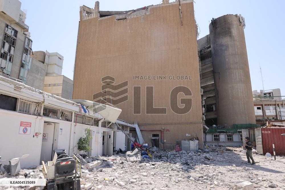 Iranian Strike Hits Soroka Medical Center - Israel