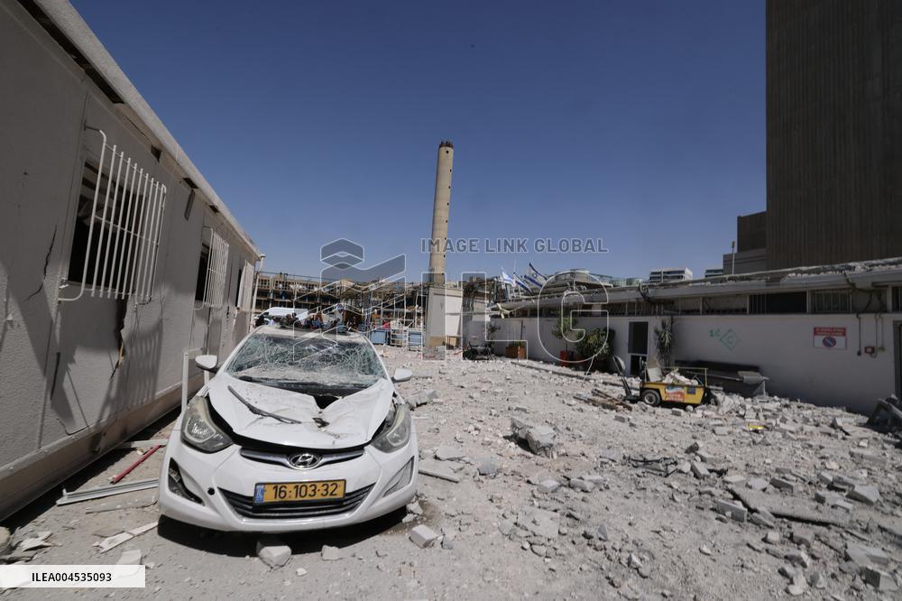 Iranian Strike Hits Soroka Medical Center - Israel