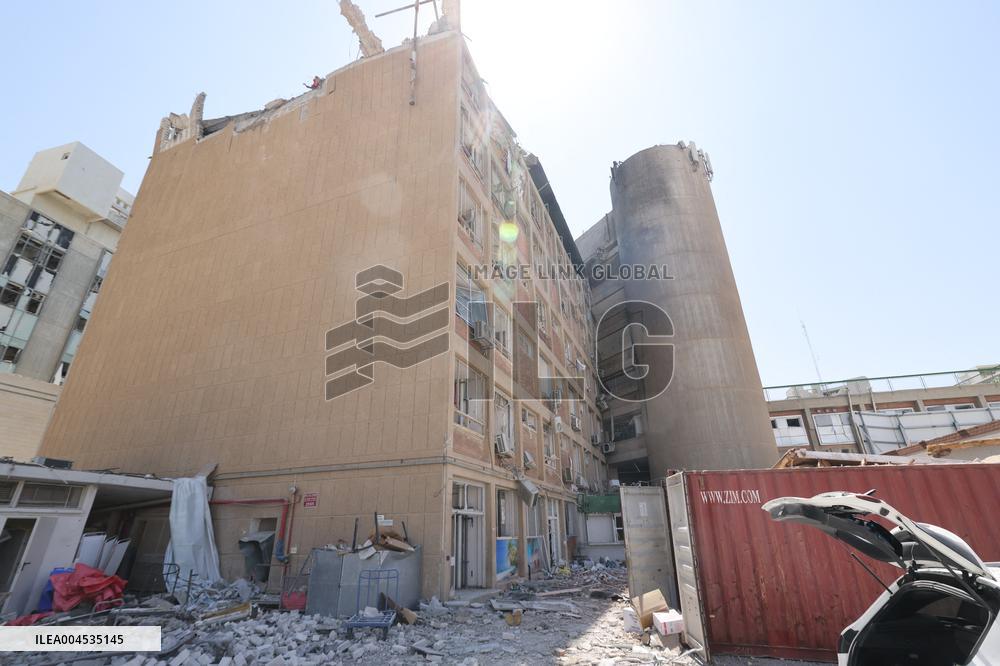 Iranian Strike Hits Soroka Medical Center - Israel