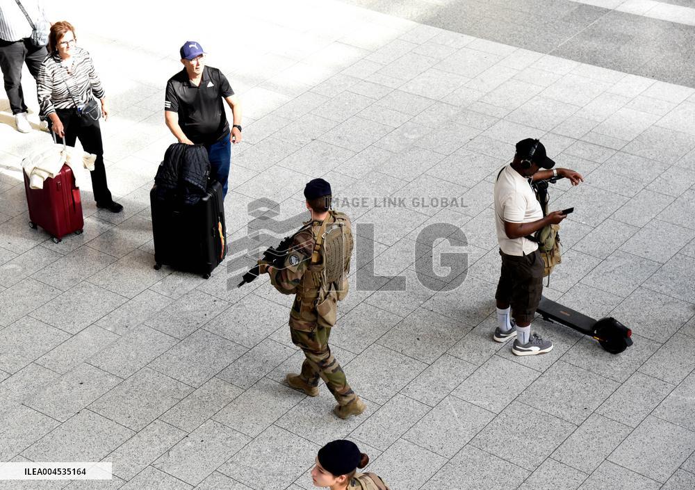 Illustration - Security Measures Implemented at Gare du Nord - Paris