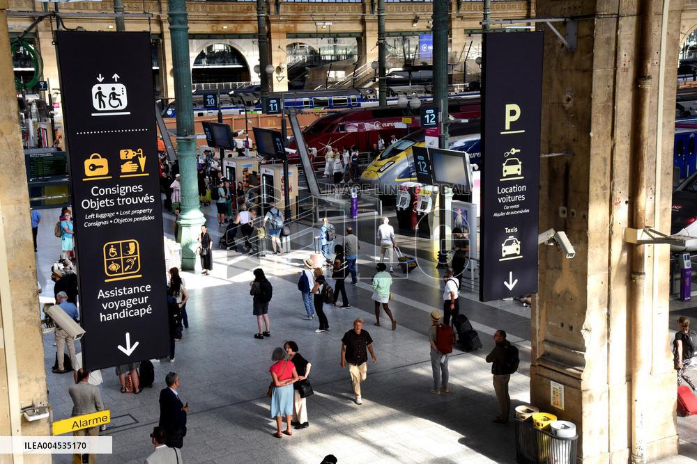Illustration - Security Measures Implemented at Gare du Nord - Paris
