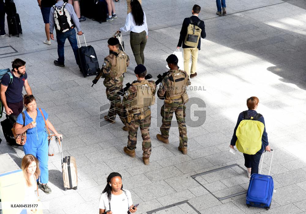 Illustration - Security Measures Implemented at Gare du Nord - Paris
