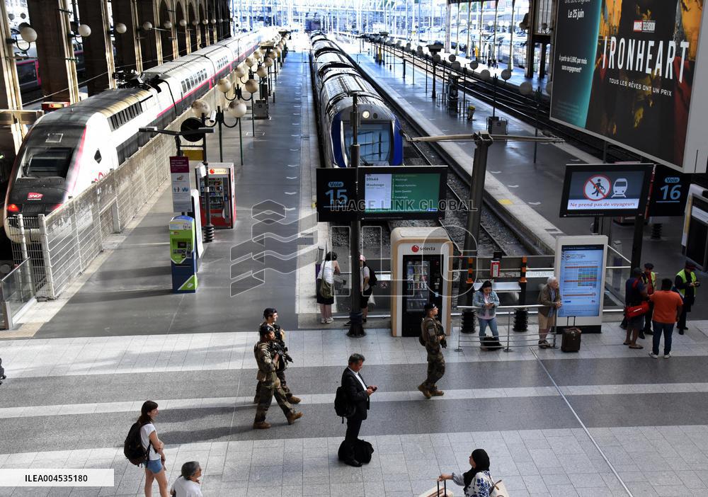 Illustration - Security Measures Implemented at Gare du Nord - Paris