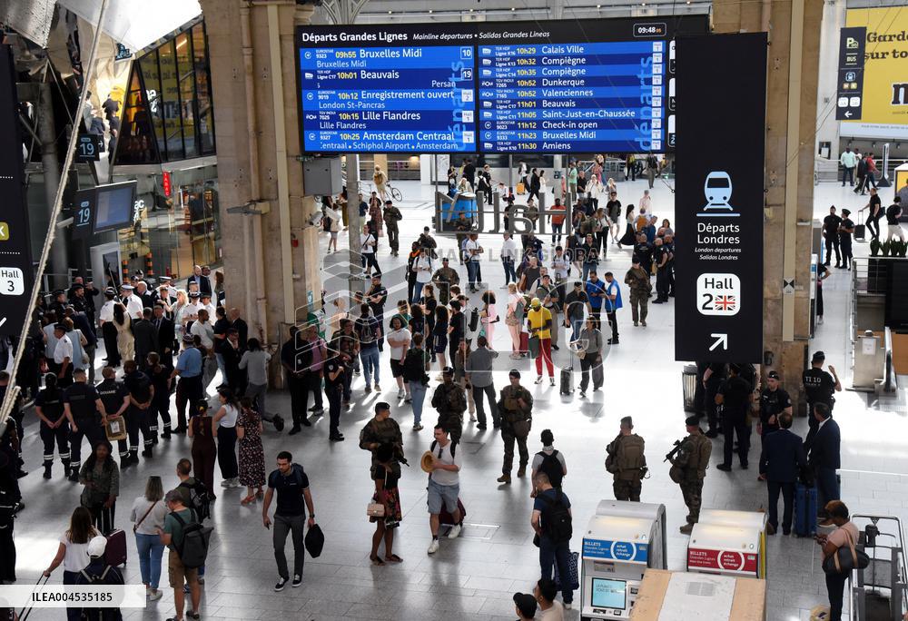 Illustration - Security Measures Implemented at Gare du Nord - Paris