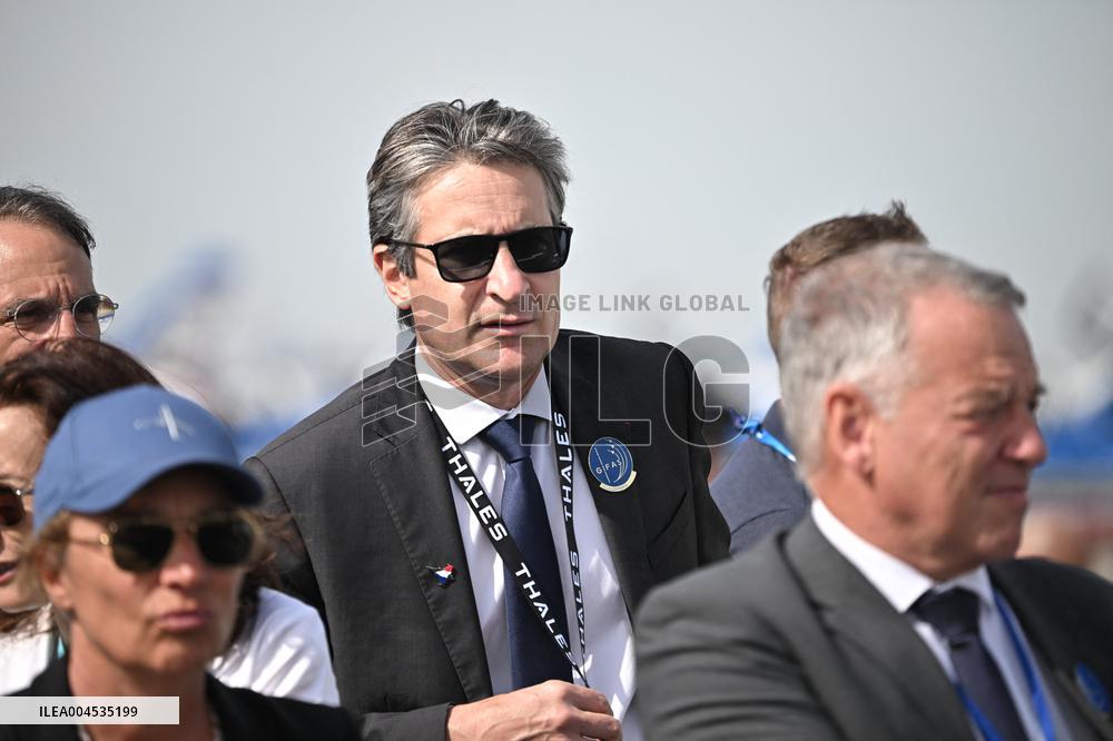 President Macron At Paris Air Show - Le Bourget