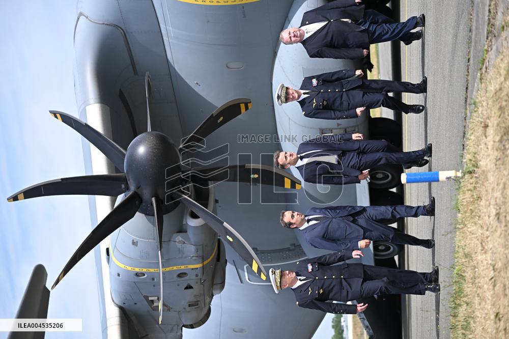 President Macron At Paris Air Show - Le Bourget