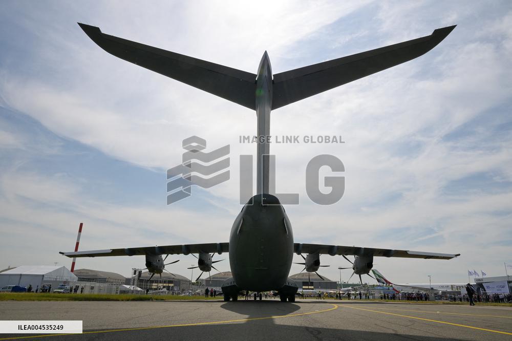 President Macron At Paris Air Show - Le Bourget