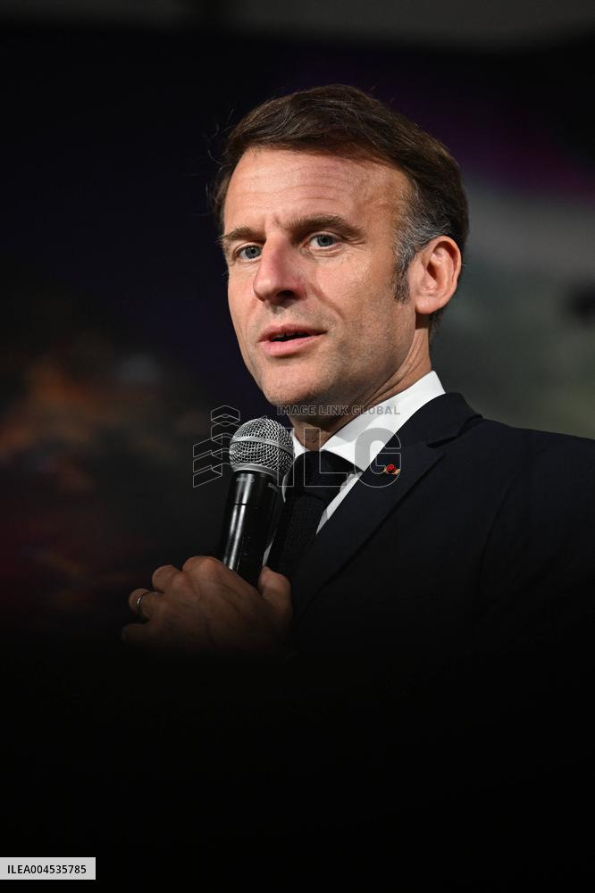 President Macron At Paris Air Show - Le Bourget