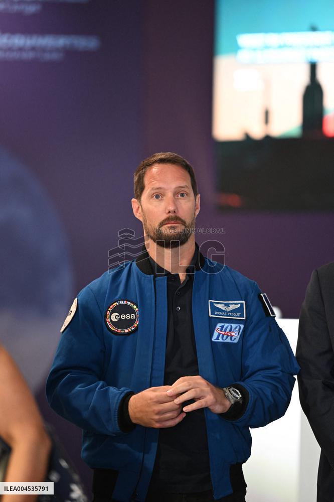 President Macron At Paris Air Show - Le Bourget