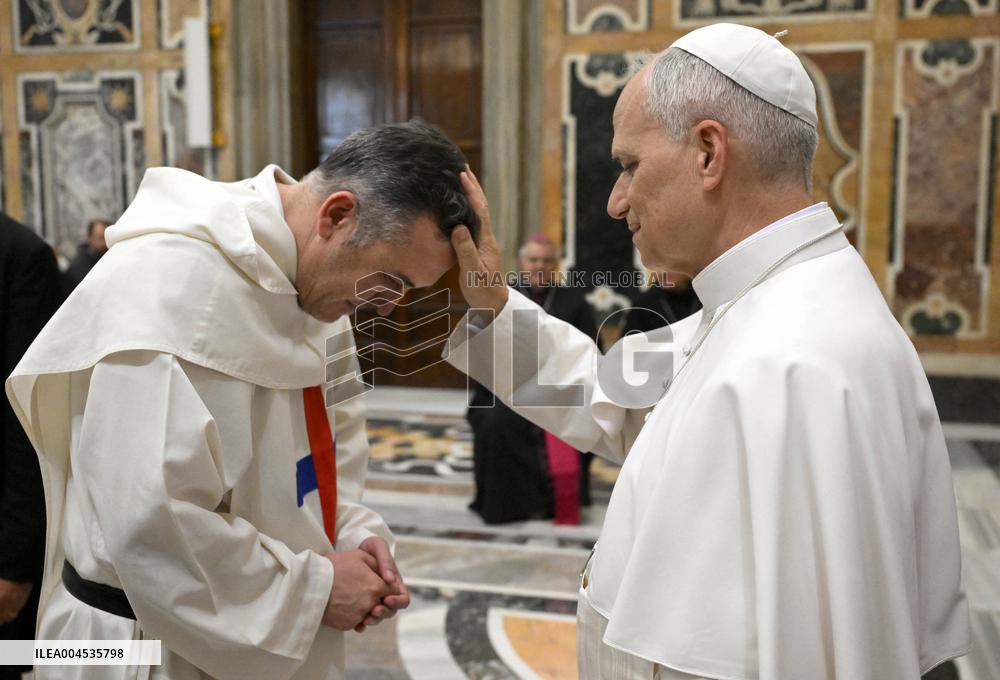 Pope Leo XIV Meets Franciscans and Trinitarians - Vatican