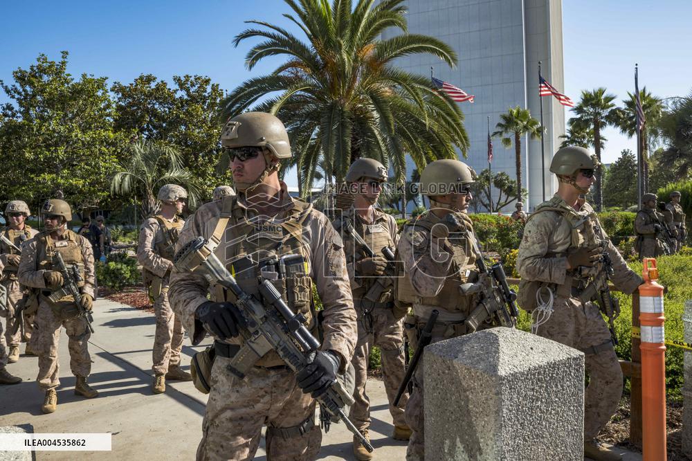 Protests Against War On Iran - LA