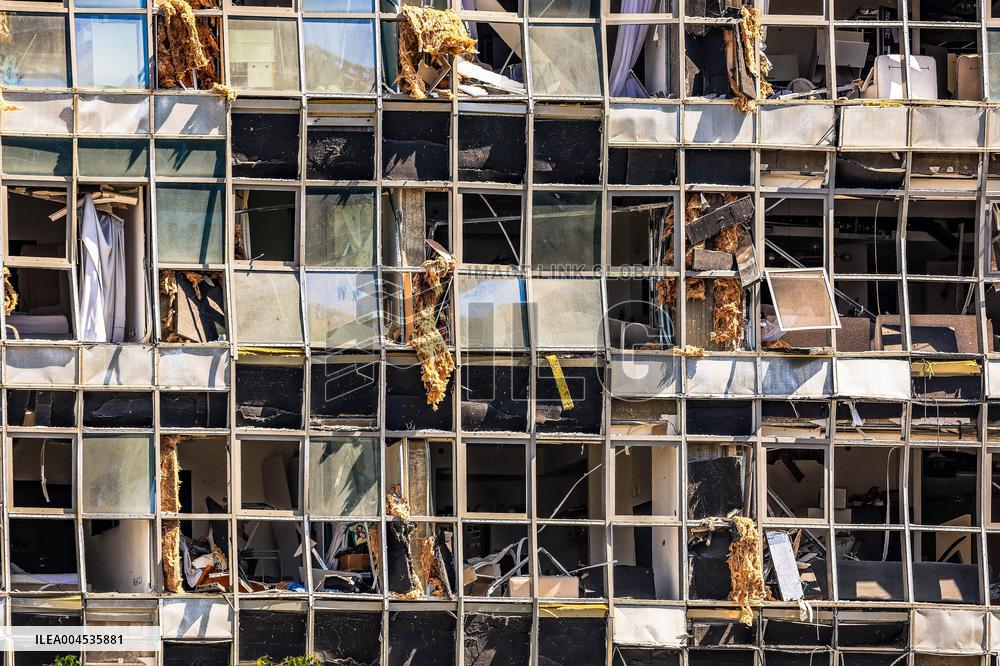 Aftermath Of Iranian Ballistic Missile Strike - Israel