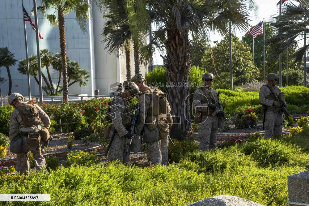 Protests Against War On Iran - LA