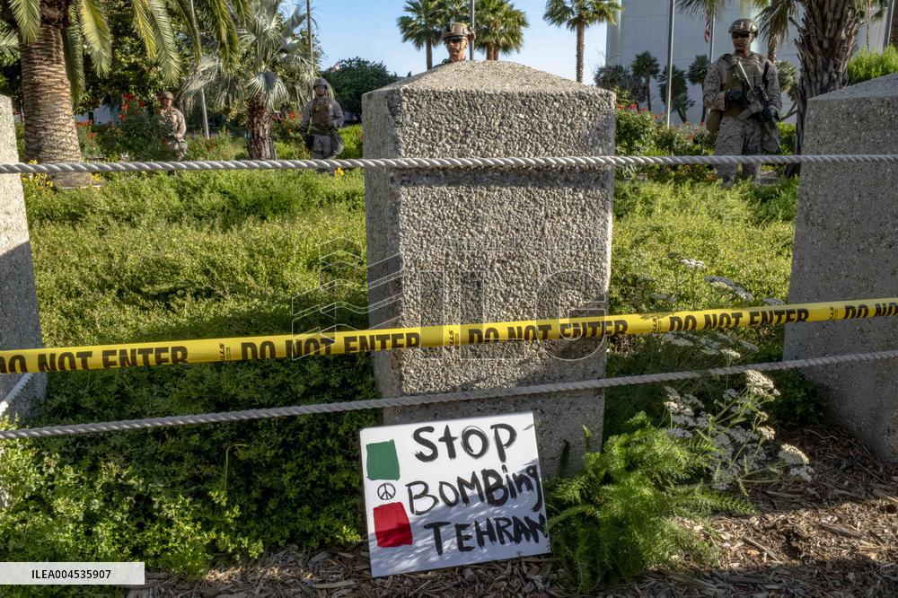 Protests Against War On Iran - LA