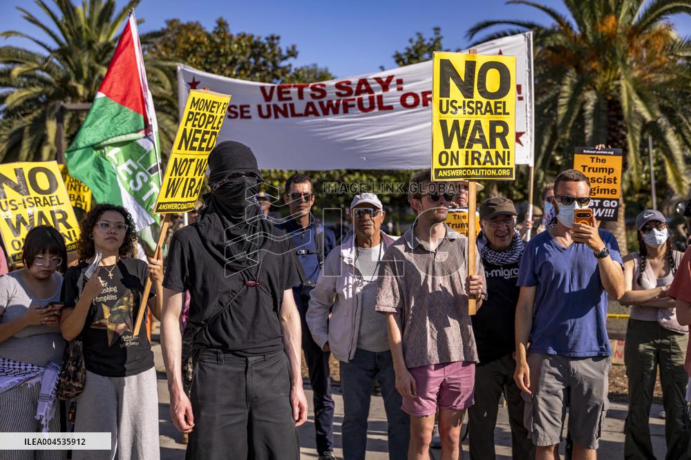 Protests Against War On Iran - LA
