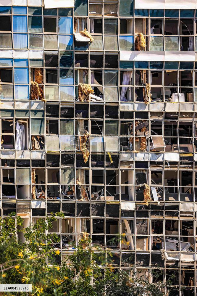 Aftermath Of Iranian Ballistic Missile Strike - Israel