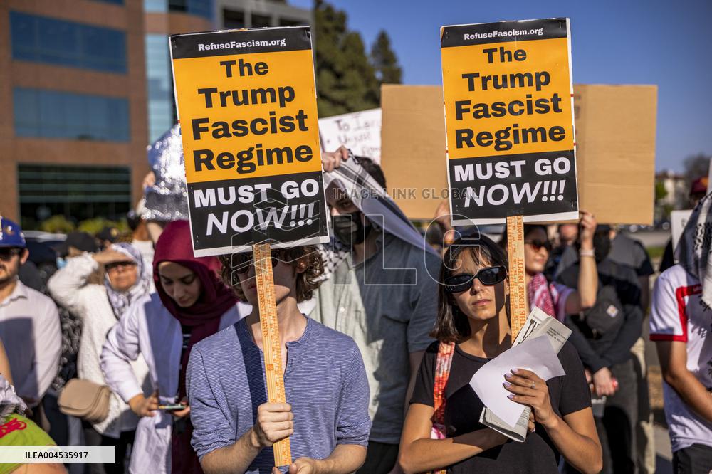Protests Against War On Iran - LA