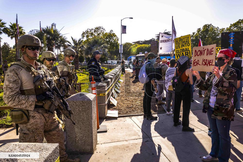 Protests Against War On Iran - LA