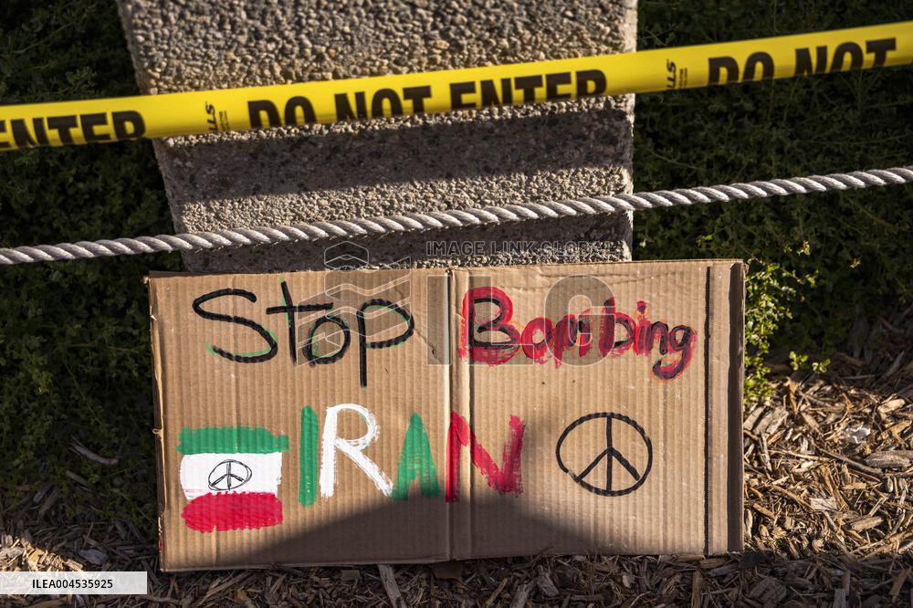 Protests Against War On Iran - LA