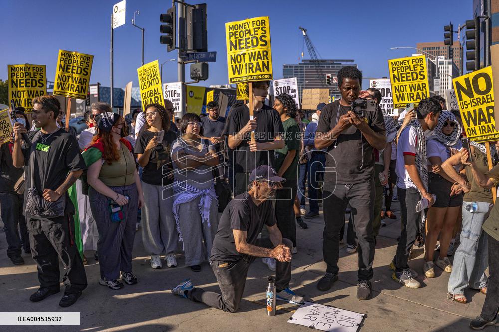 Protests Against War On Iran - LA