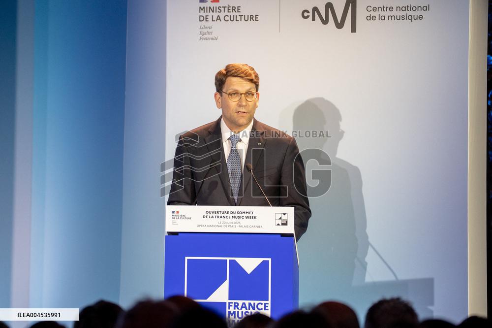 Summit France Music Week - Palais Garnier - Paris