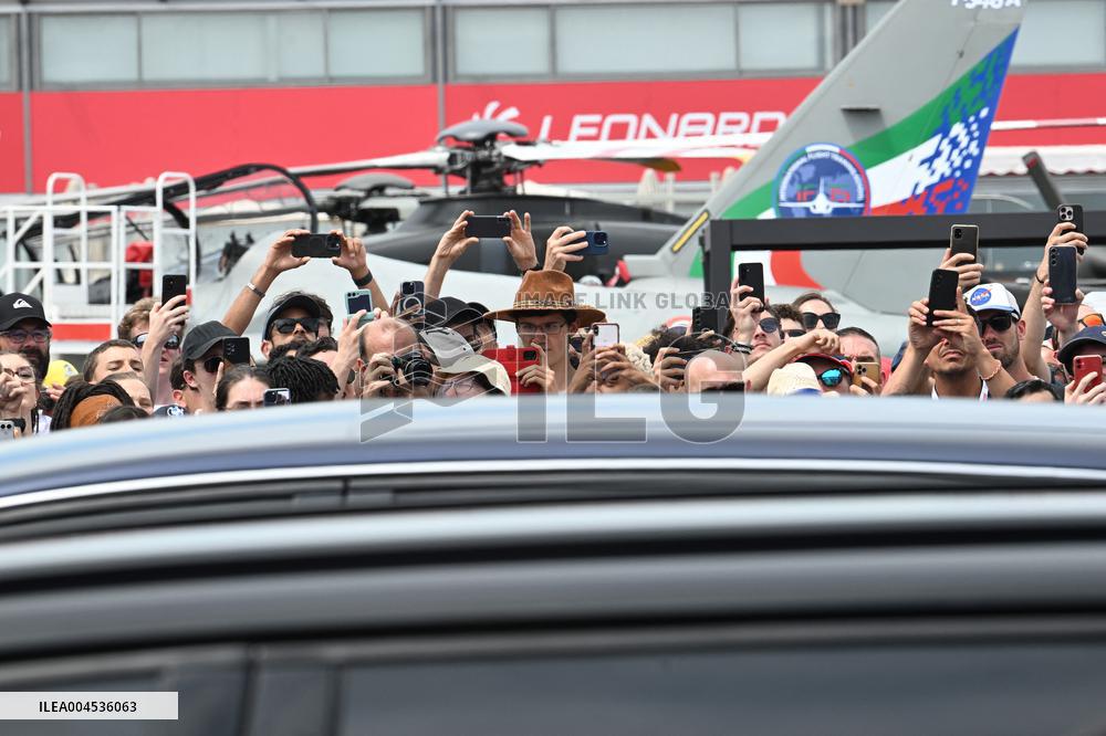President Macron At Paris Air Show - Le Bourget