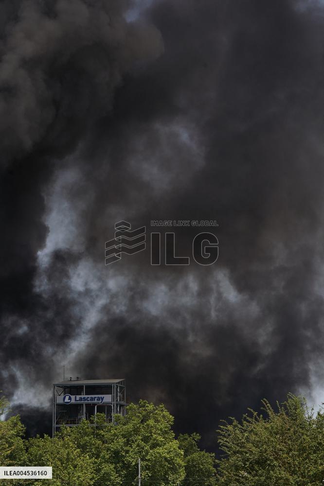 Fire At LEA Factory - Spain