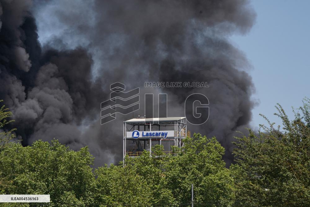 Fire At LEA Factory - Spain