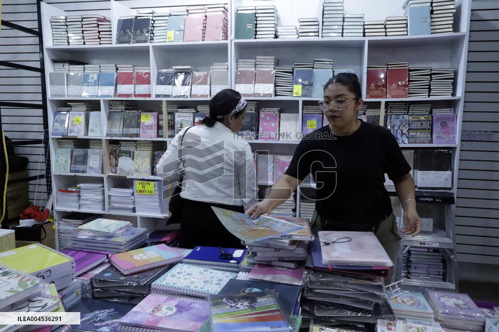 School Supplies Shop Illustrations - Mexico