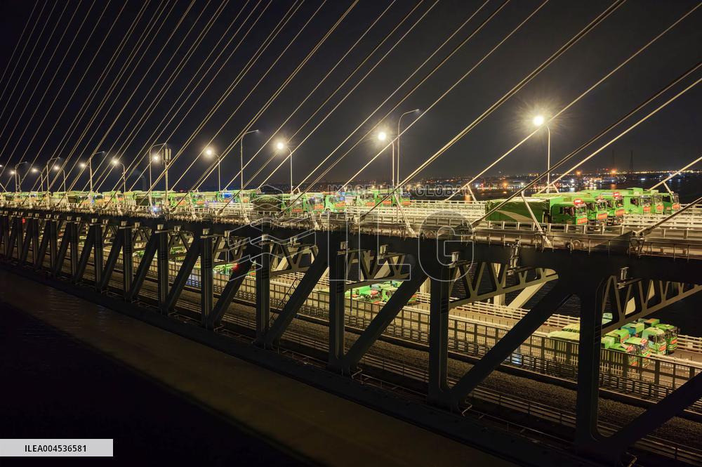 Changtai Yangtze River Bridge Load Test