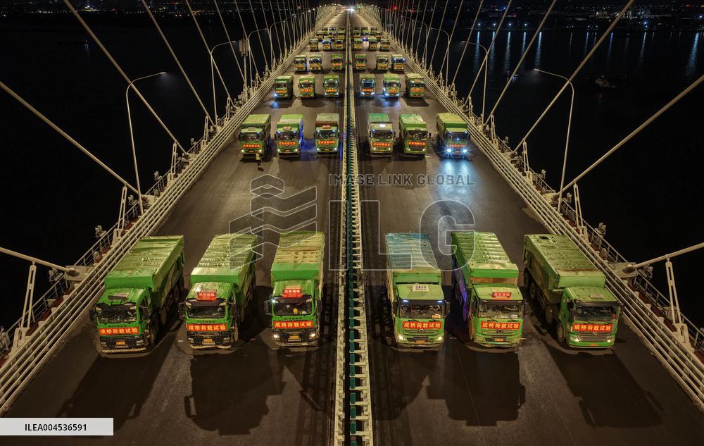 Changtai Yangtze River Bridge Load Test