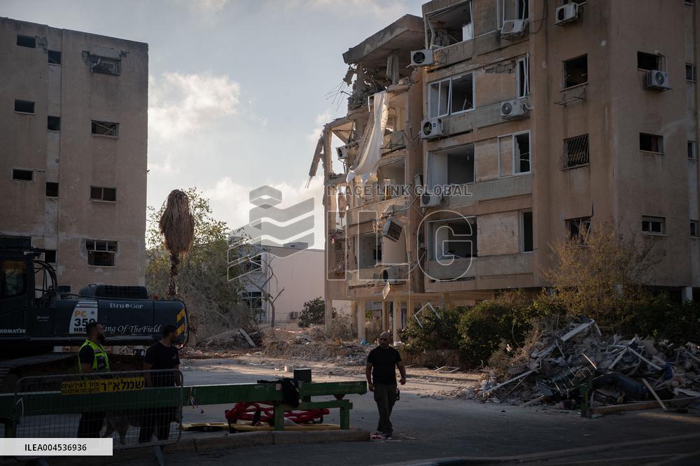 Missile Attack Shelter in Tel Aviv - Israel