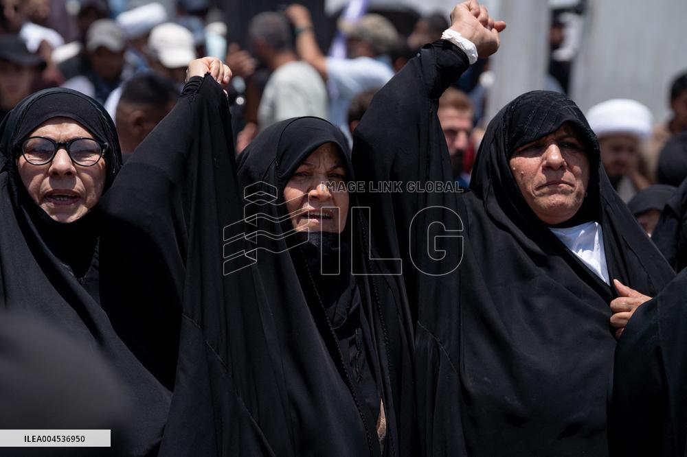 Demonstration Against Israeli Strike On Iran - Iraq