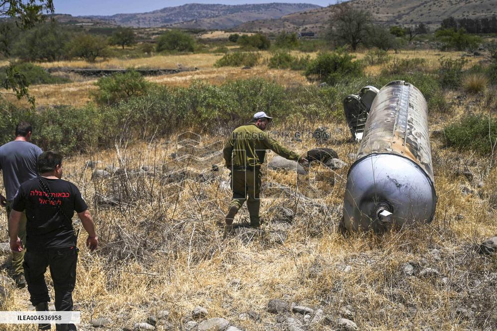 Remains Of An Iranian Ballistic Missile - Israel