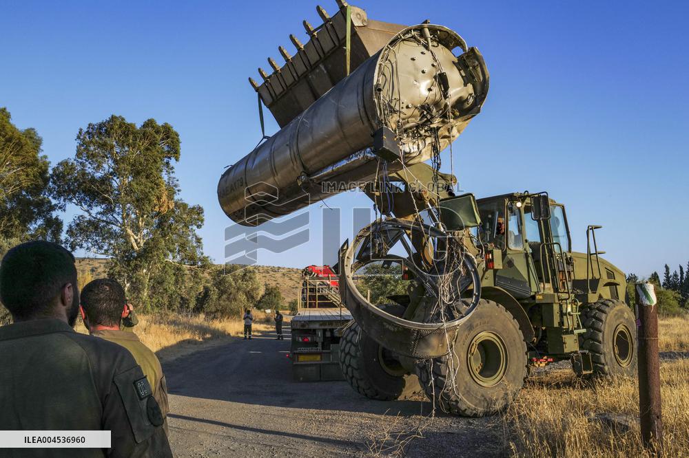 Remains Of An Iranian Ballistic Missile - Israel
