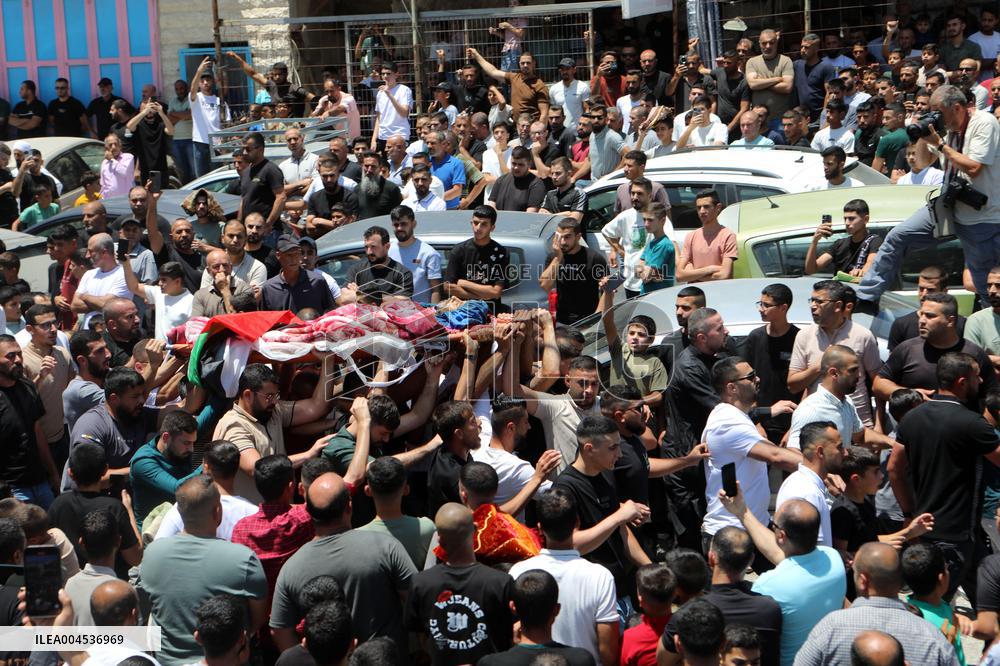 Funeral For A Palestinian Killed By Israeli Settlers - Hebron