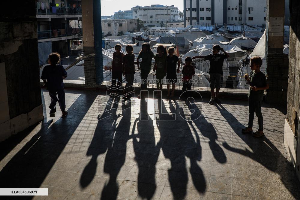 Gaza City Displaced Children - Palestine