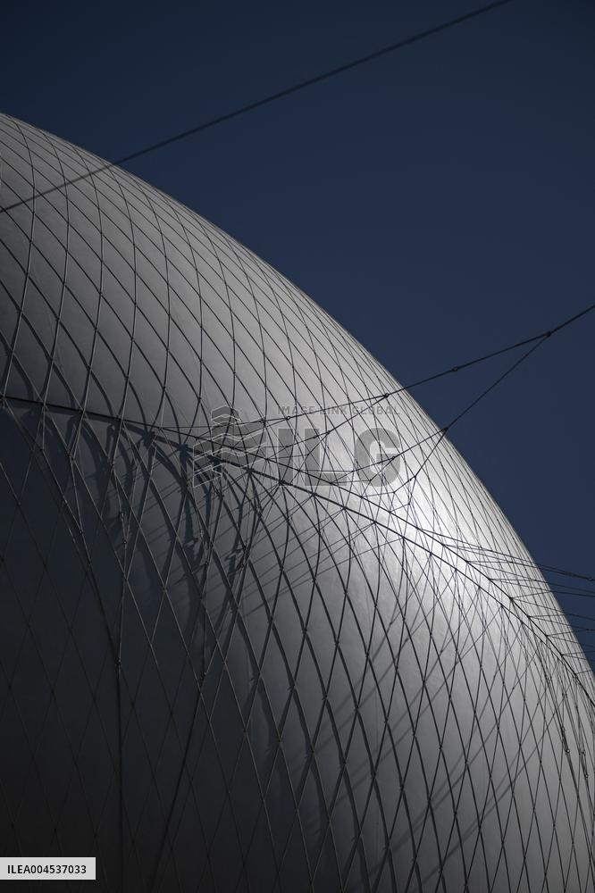 The Olympic Cauldron  at the Tuileries Garden - Paris