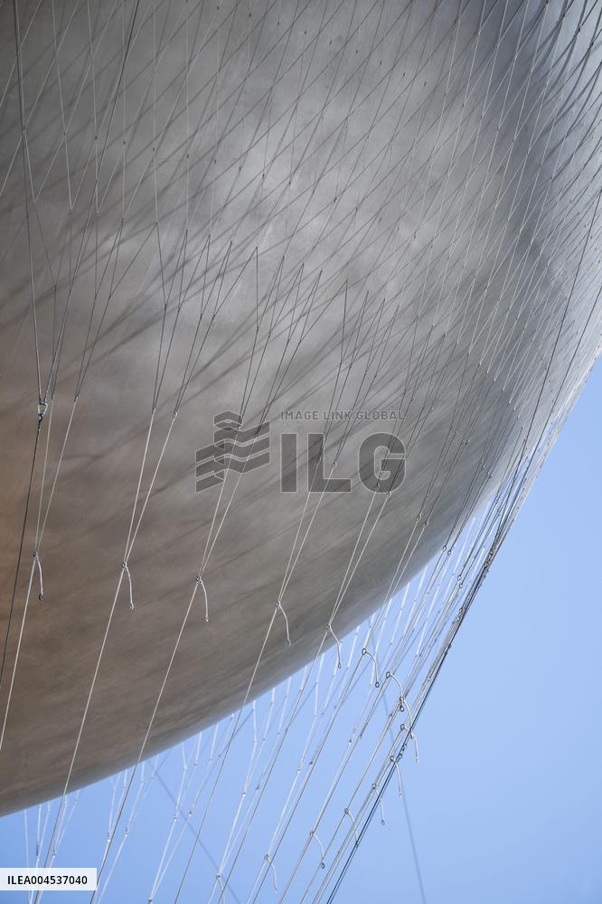 The Olympic Cauldron  at the Tuileries Garden - Paris