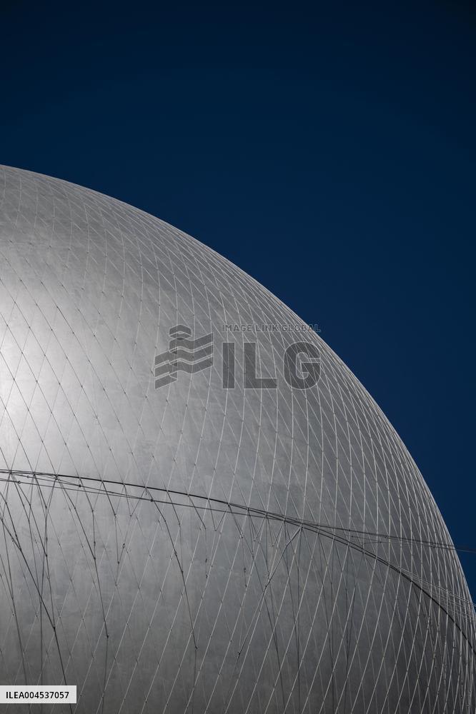 The Olympic Cauldron  at the Tuileries Garden - Paris