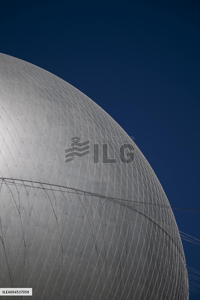 The Olympic Cauldron  at the Tuileries Garden - Paris