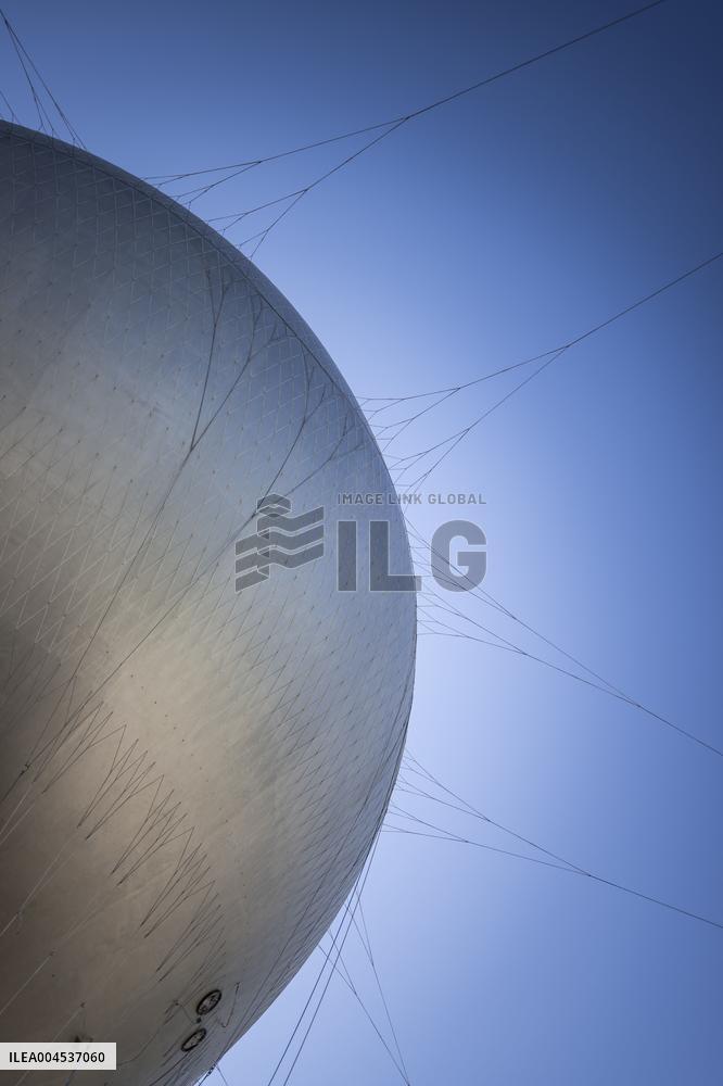 The Olympic Cauldron  at the Tuileries Garden - Paris
