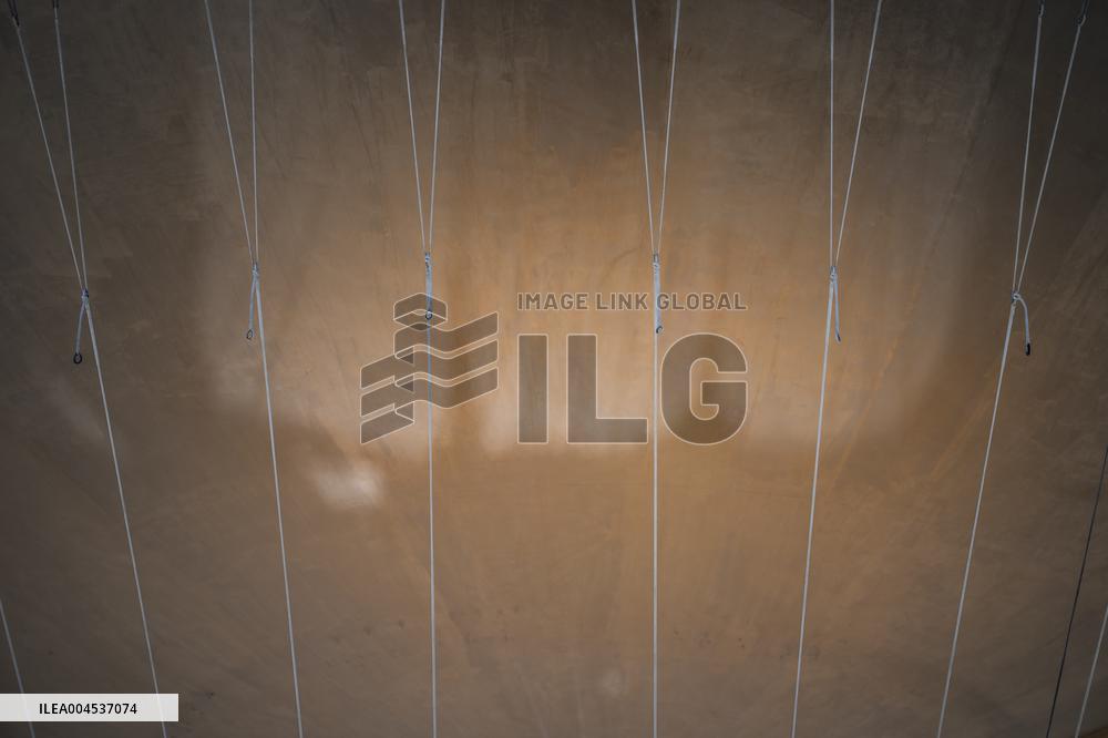 The Olympic Cauldron  at the Tuileries Garden - Paris