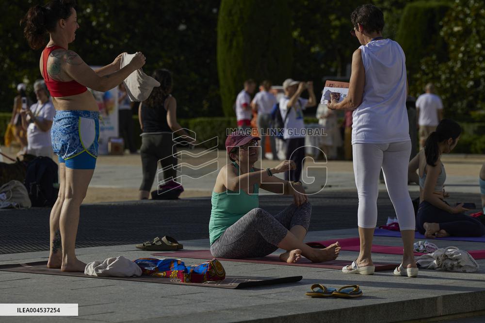 International Yoga Day - Madrid
