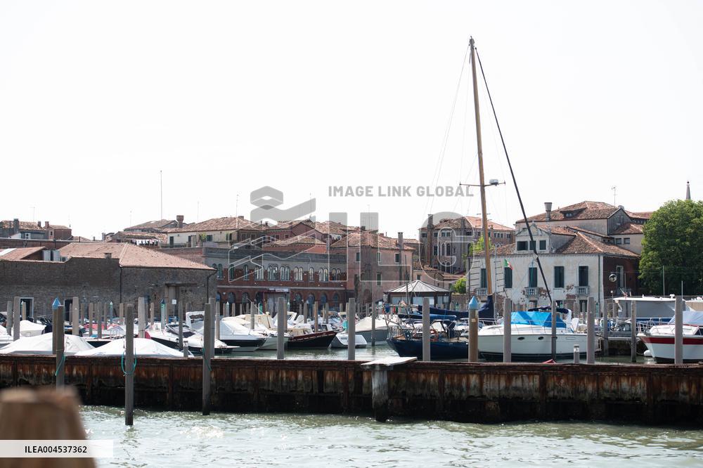 Preparations For The Bezos Wedding - Venice