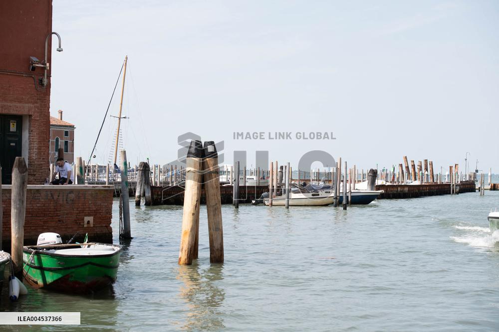 Preparations For The Bezos Wedding - Venice