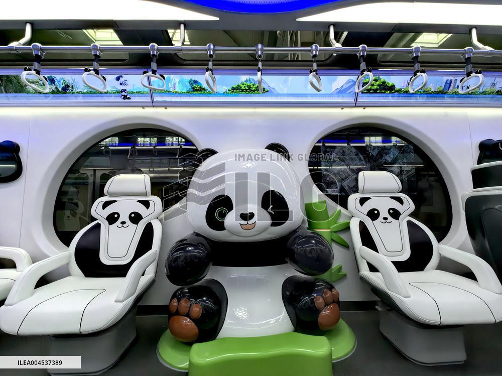 Panda Themed Monorail Train - Chin