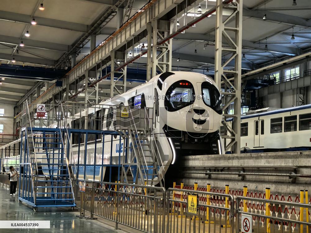 Panda Themed Monorail Train - Chin